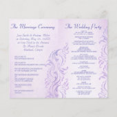Lila Grungy-Hochzeiten (Rückseite)