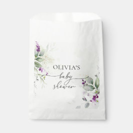 Lila Grünpflanze Lavender Gunst Tasche Geschenktütchen