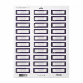 Lila Grünpflanzen Wasserfarbenfolie (Vorne)