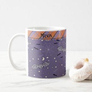 Lila gruseliger süßer Kindermug Kaffeetasse