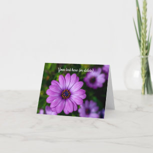 Lila Grußkarte von Daisy Blume Karte