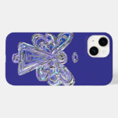 Lila Guardian Angel Art Custom iPhone Case (Rückseite (Horizontal))