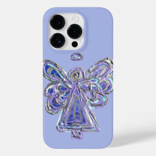 Lila Guardian Angel Art Custom iPhone Case