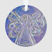 Lila Guardian Angel Ein perfektes Wochenende in Lo Ornament (Rückseite)