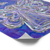 Lila Guardian Angel Poster Art Prints (Ecke)