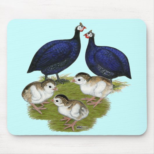 Lila Guinea Mousepad (Vorne)