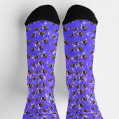 Lila Guinea Socken (Oben)