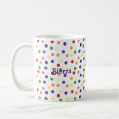 Lila Gummiballmaschine Kaffeetasse (Links)