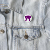 Lila Gurt-Knopf Button (Beispiel)