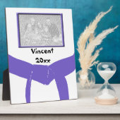 Lila Gürtel-Foto für Kampfkunst Fotoplatte (Seite)