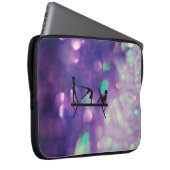 Lila Gymnastik Neoprenschläfer Laptopschutzhülle (Vorne Rechts)