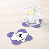 Lila Gymnastik Personalisiert Untersetzer (Vor Ort)