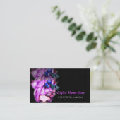 Lila Haar-Schmetterlings-Dame Appt. 2 Terminkarte (Stehend Vorderseite)