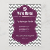 Lila haben wir den Adresswechsel von Postkarten ve (Vorderseite)