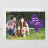 Lila haben wir uns bewegt - Texas-Dotted-Bewegung Ankündigung (Vorderseite)