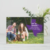 Lila haben wir uns bewegt - Texas-Dotted-Bewegung Ankündigung (Stehend Vorderseite)