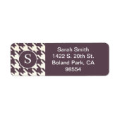 Lila Hahnentrittmuster und Weiß (Vorne)