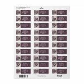 Lila Hahnentrittmuster und Weiß (Vorne)