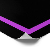 Lila Hair Butterfly Lady Poster/Print 2 Poster (Ecke)