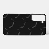 lila Halloween/Fledermaus Samsung Galaxy Fall Hülle (Rückseite (Horizontal))