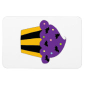 Lila Halloween-Fledermäuse Magnet (Horizontal)