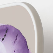 Lila Halloween-Katzenbeißchen Pickleball Schläger (Linke Seite)