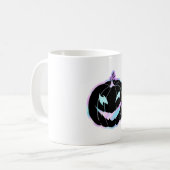 Lila Halloween-Kürbis, Halloween-Kostüme Kaffeetasse (Vorderseite Links)