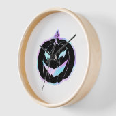 Lila Halloween-Kürbis, Halloween-Kostüme Uhr (Winkel)
