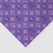 Lila Halloween Louis Vuitton Pattern Seidenpapier (Ausschnitt)