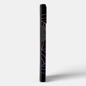 Lila Halloween-Muster aus Spinnennetz Case-Mate iPhone Hülle (Rückseite / Rechts)