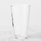 Lila Halloween-Niedlich-Hexe Glas (Links)
