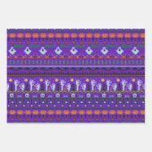 Lila Halloween-Packgeschenk Geschenkpapier Set (Vorderseite 3)