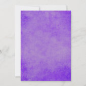 Lila Halloween-Problem ist Party brauen Einladung (Rückseite)