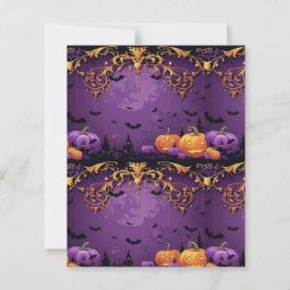 Lila Halloween-Scrapbook