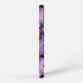 Lila Halloween Sky mit Fledermäusen - Niedlich wun Samsung Galaxy Hülle (Rechte Seite)