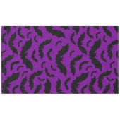lila Halloween Vampir Fledermäuse gothic Tischdecke (Vorderseite (Horizontal))
