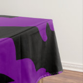 lila Halloween Vampir Fledermäuse gothic Tischdecke (Beispiel)