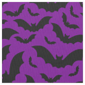 lila Halloween Vampirfledermäuse gothic Stoff (Nahaufnahme)