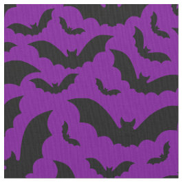 lila Halloween Vampirfledermäuse gothic Stoff