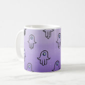 Lila Hamsey-Tasse Kaffeetasse (Vorderseite Links)