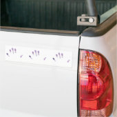 Lila Handdruck Autoaufkleber (Auf Lkw)