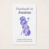 Lila handgefertigtes Crochet (Vorderseite)