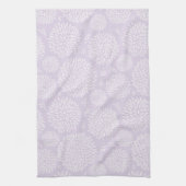 Lila handgezeichnet Blume Geschirrtuch (Vertikal)