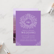 Lila handgezeichnet Federblattkranz