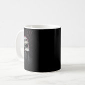 Lila Händlerfriedenszeichen für Liebe Kaffeetasse (Vorderseite Links)
