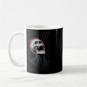 Lila Händlerfriedenszeichen für Liebe Kaffeetasse (Links)