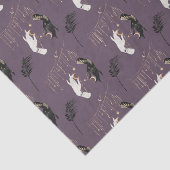 Lila Hands Moon (Design 3 der Lila Serie) Seidenpapier (Ausschnitt)