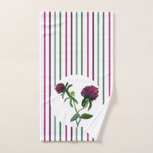 Lila Handtuchhandtuch Set
