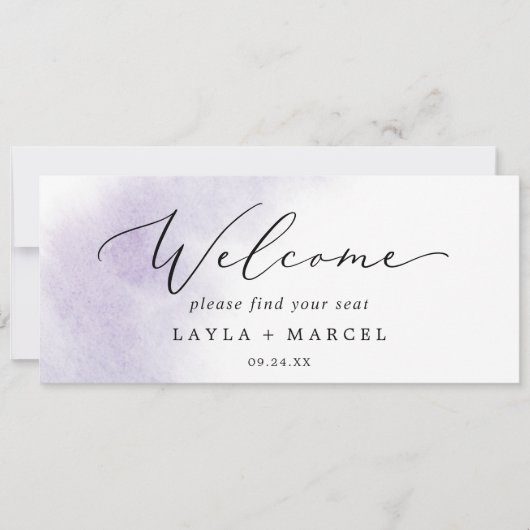 Lila Hangcharter für Wasserfarben (Vorderseite)