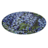 Lila Hangwisteria Personalisiert Schneidebrett (Ecke)